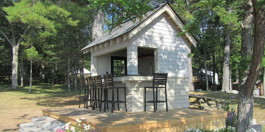 Cottage Cabana Construction in Northern Ontario